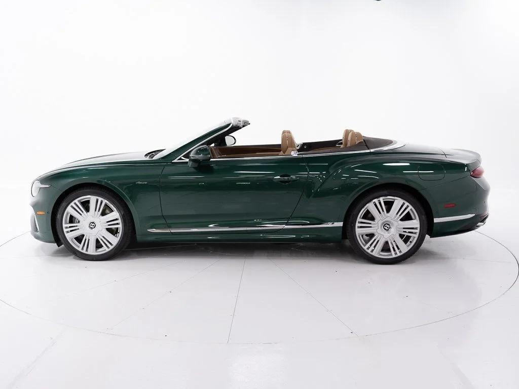 2026 Bentley Continental GTC Azure, side profile, Verdant