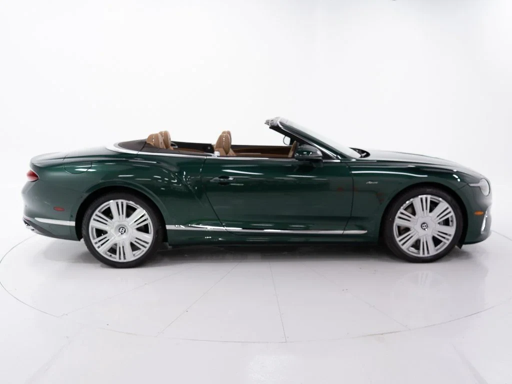 2026 Bentley Continental GTC Azure, side profile, Verdant