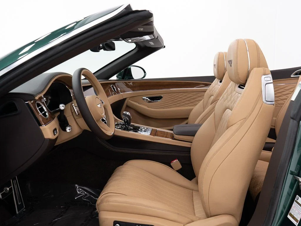 2026 Bentley Continental GTC Azure interior, seats, Camel / Burnt Oak
