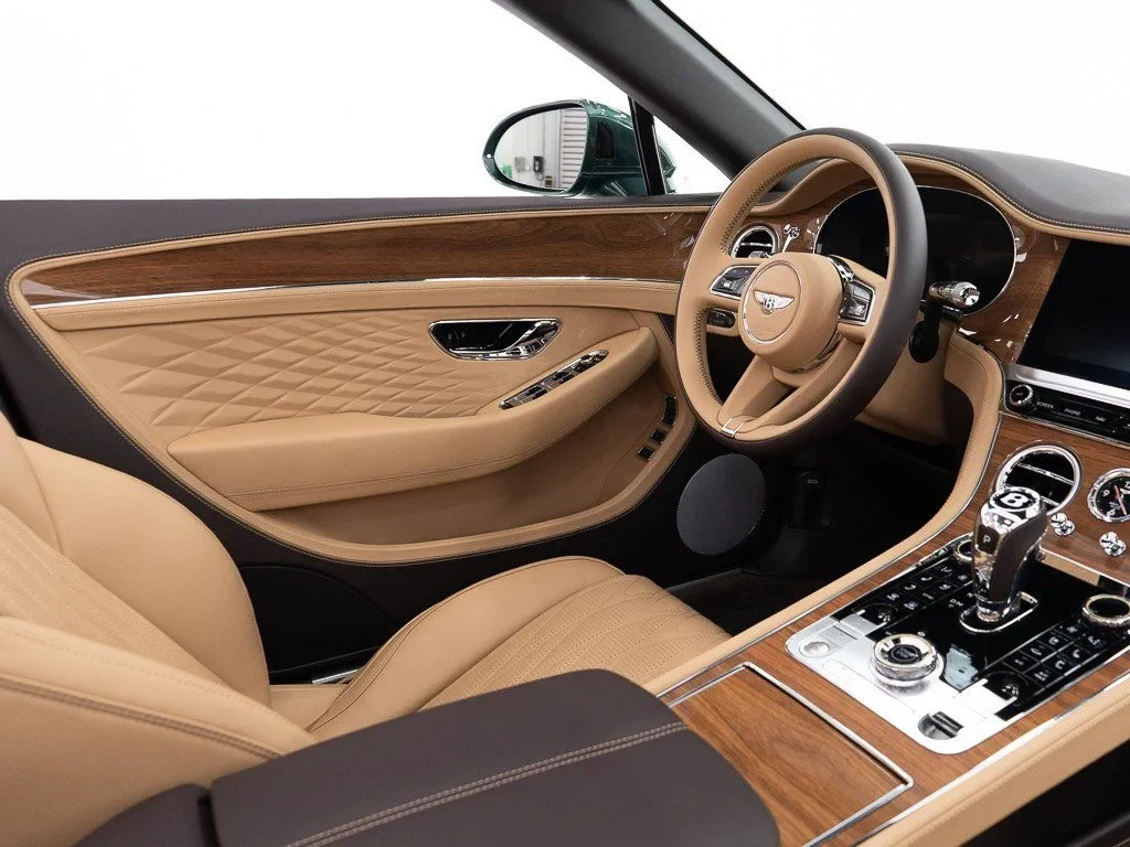 2026 Bentley Continental GTC Azure interior, Camel / Burnt Oak