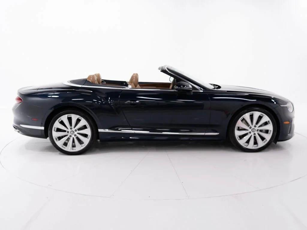 2026 Bentley Continental GTC, side profile, Dark Sapphire
