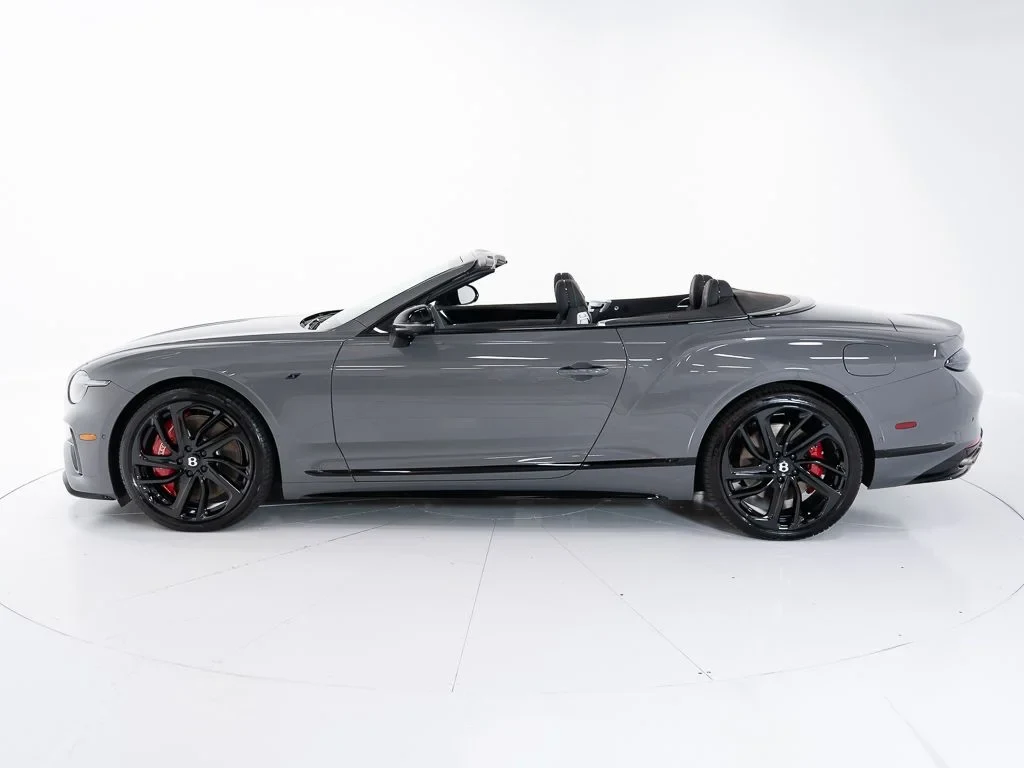 2026 Bentley Continental GTC S, side profile, Gravity Grey