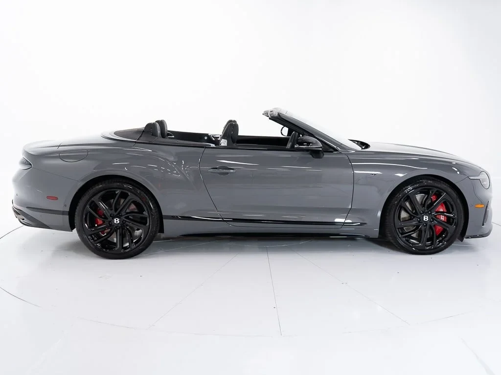 2026 Bentley Continental GTC S, side profile, Gravity Grey