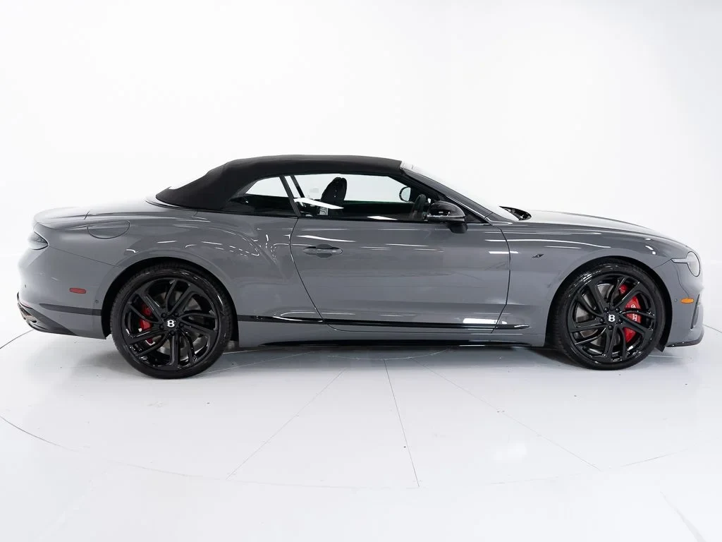 2026 Bentley Continental GTC S, side profile, Gravity Grey