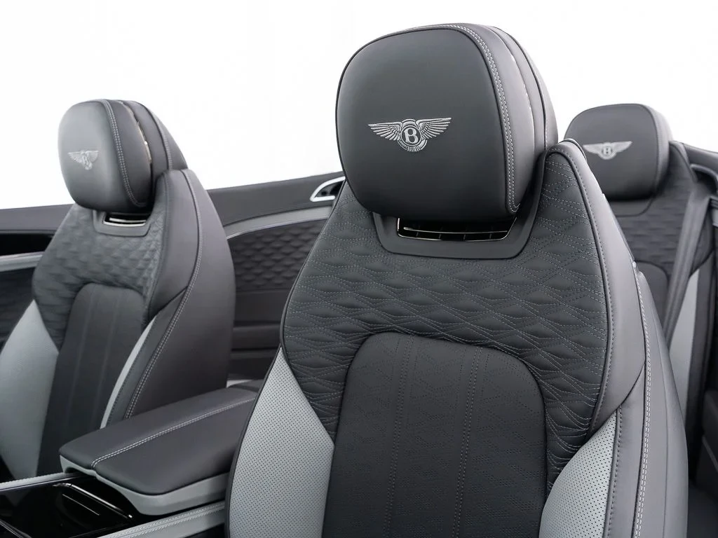 2026 Bentley Continental GTC S interior, seats, Beluga / Gravity Grey