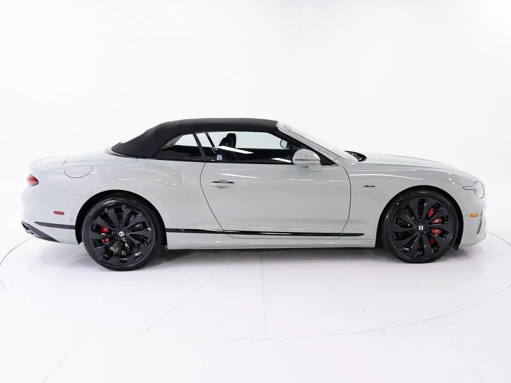 2026 Bentley Continental GTC Azure, side profile, Opalite