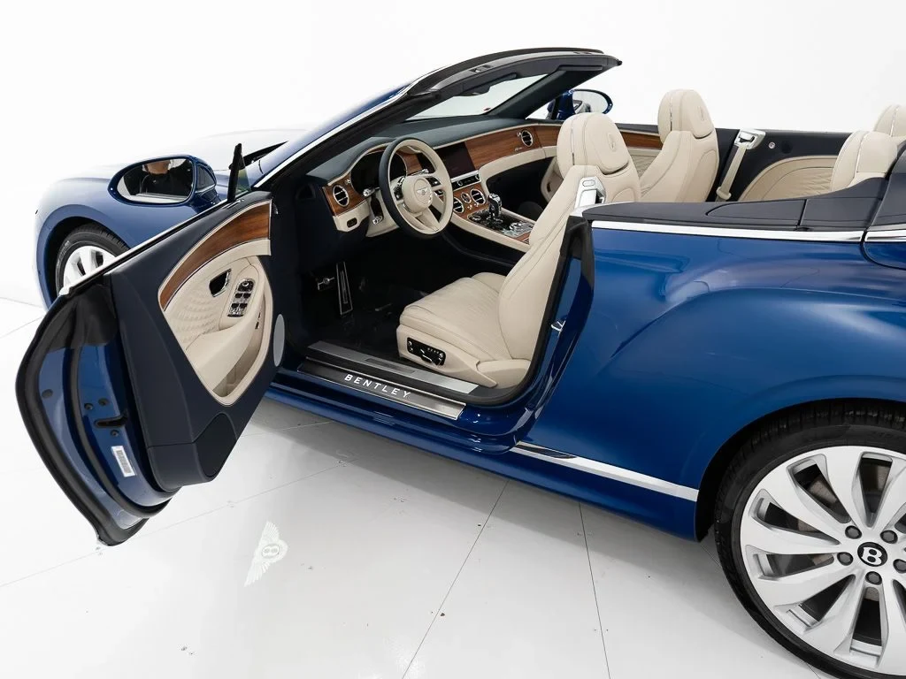2026 Bentley Continental GTC Azure for sale, exterior, Sequin Blue
