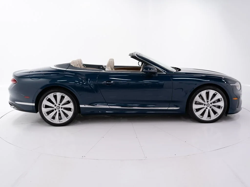 2026 Bentley Continental GTC, side profile, Windsor Blue
