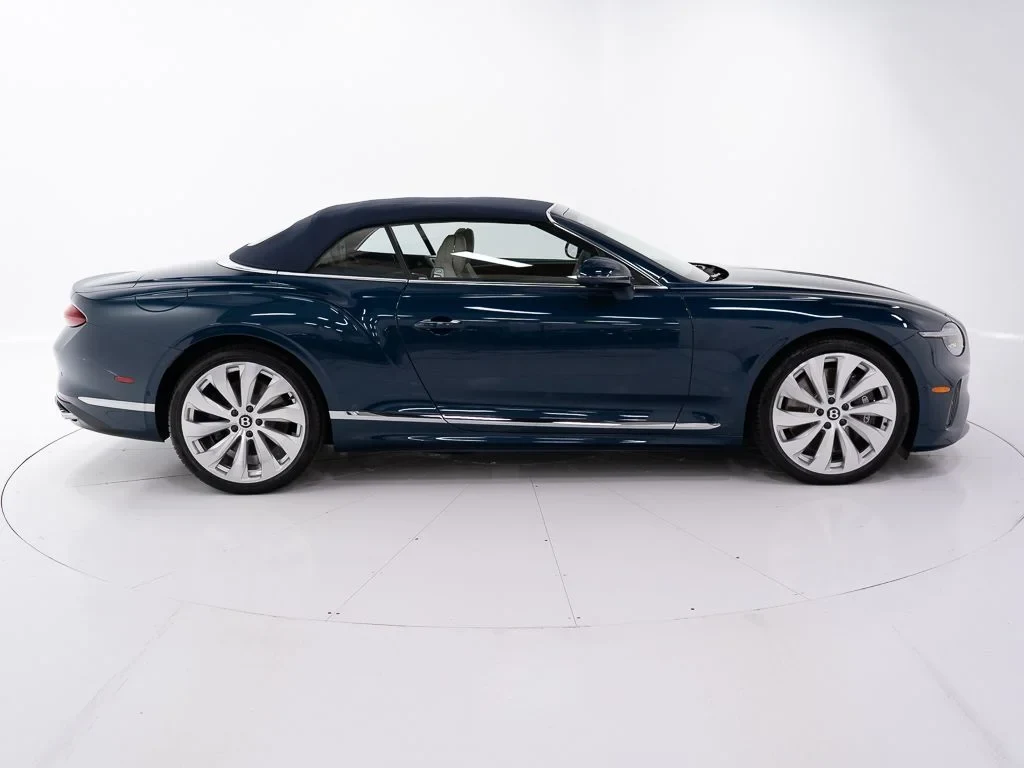 2026 Bentley Continental GTC, side profile, Windsor Blue