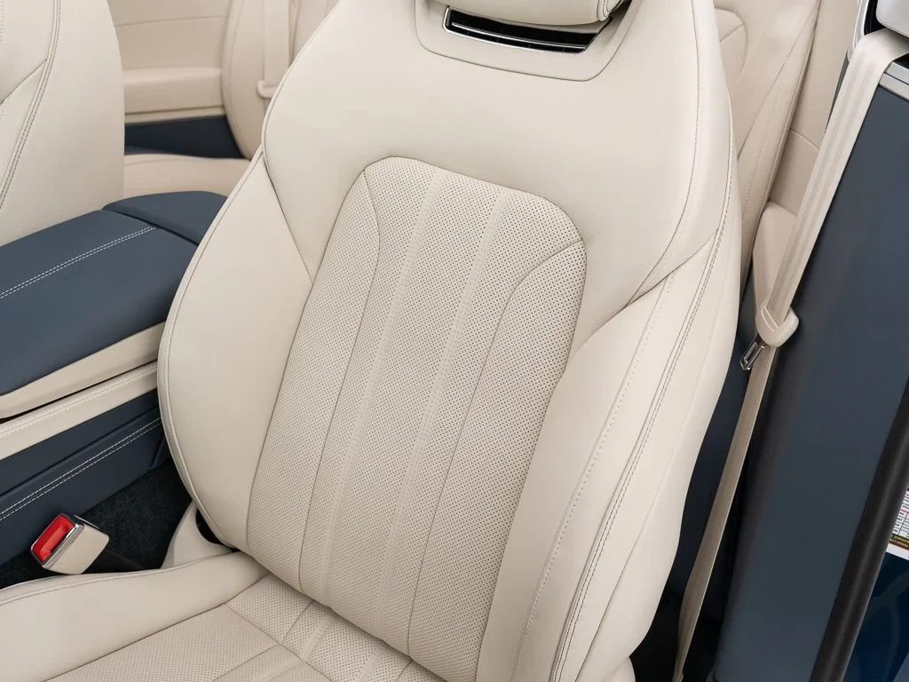 2026 Bentley Continental GTC interior, seats, Linen / Brunel