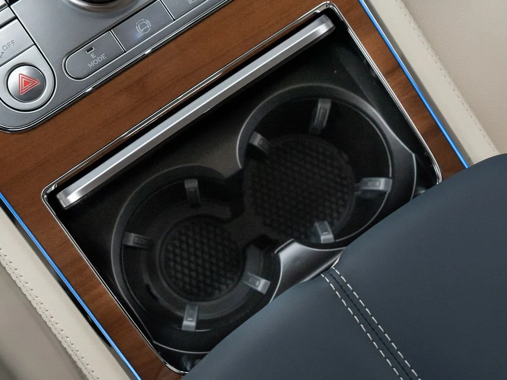 2026 Bentley Continental GTC interior, center console, Linen / Brunel