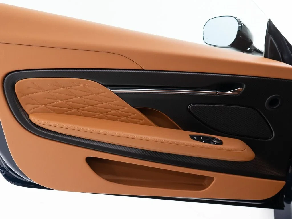 2026 Aston Martin DB12 interior, door panel, Oxford Tan