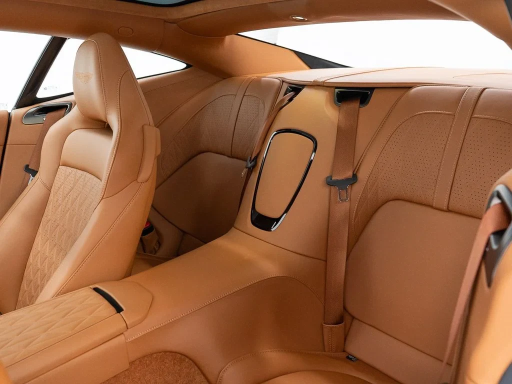 2026 Aston Martin DB12 interior, seats, Oxford Tan