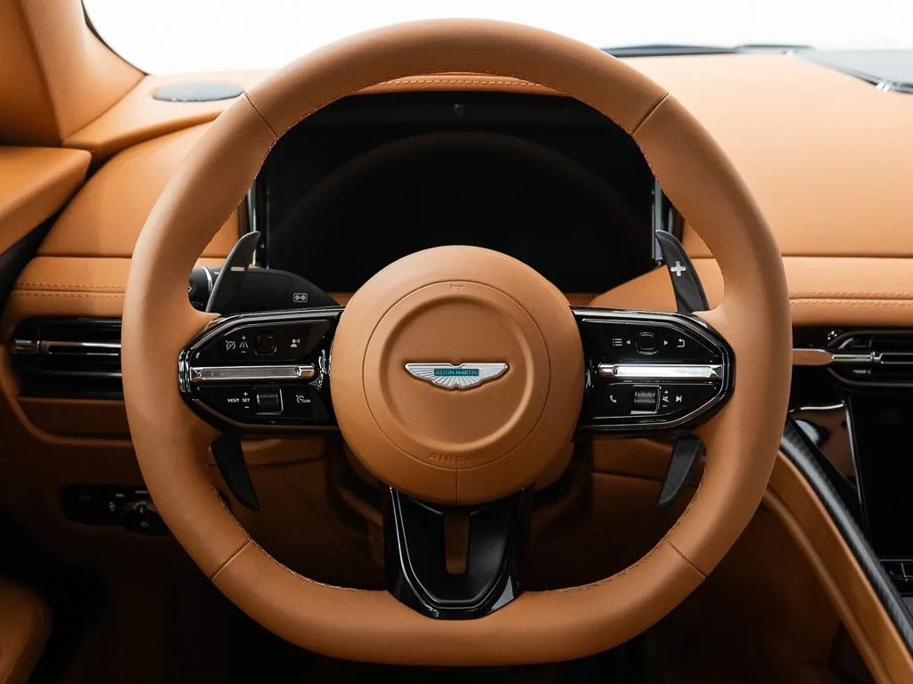 2026 Aston Martin DB12 interior, Oxford Tan