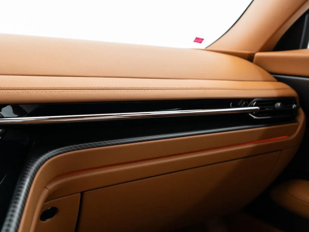 2026 Aston Martin DB12 interior, door panel, Oxford Tan