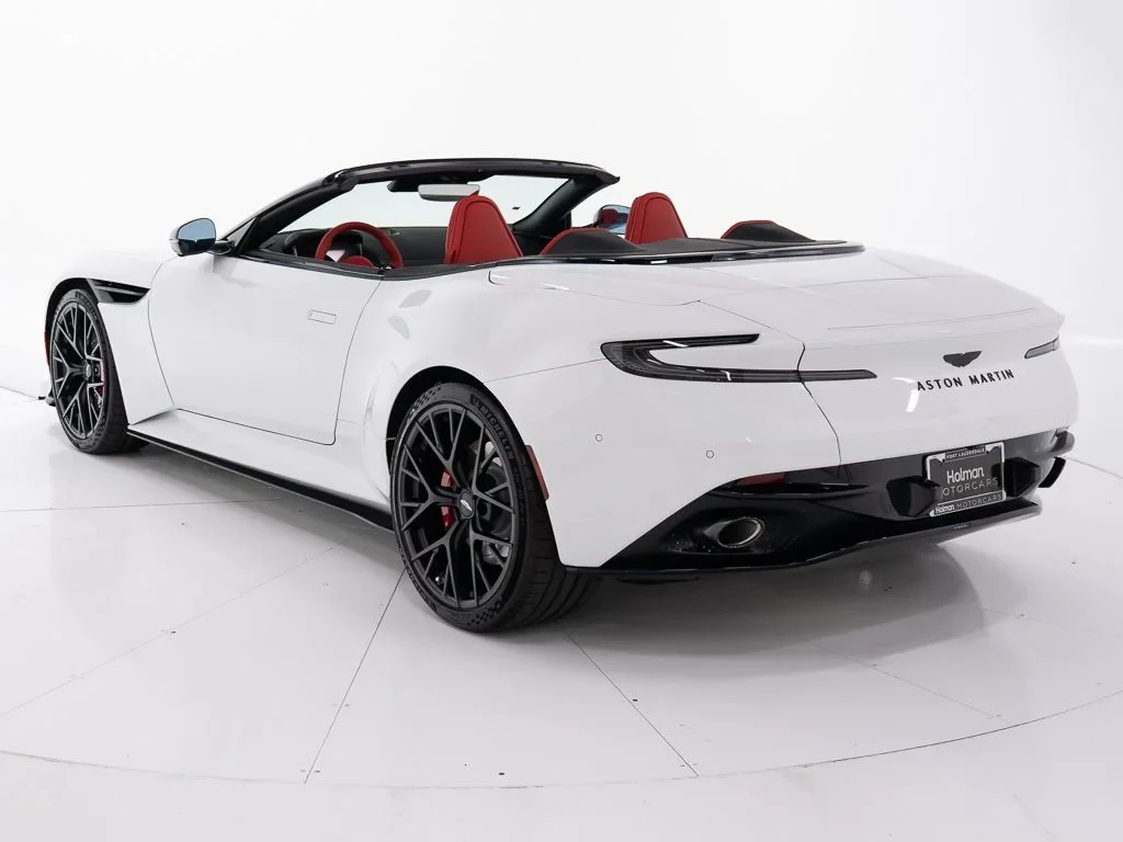 2026 Aston Martin DB12 Volante for sale, exterior, Lunar White