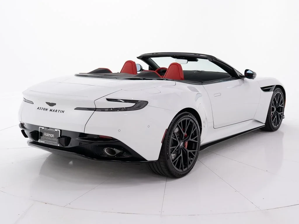 2026 Aston Martin DB12 Volante for sale, exterior, Lunar White