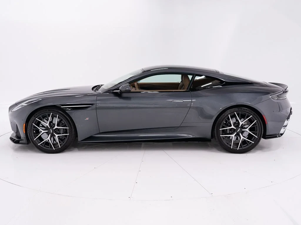 2026 Aston Martin DB12 S, side profile, Xenon Grey