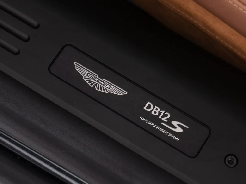 2026 Aston Martin DB12 S interior, door sill