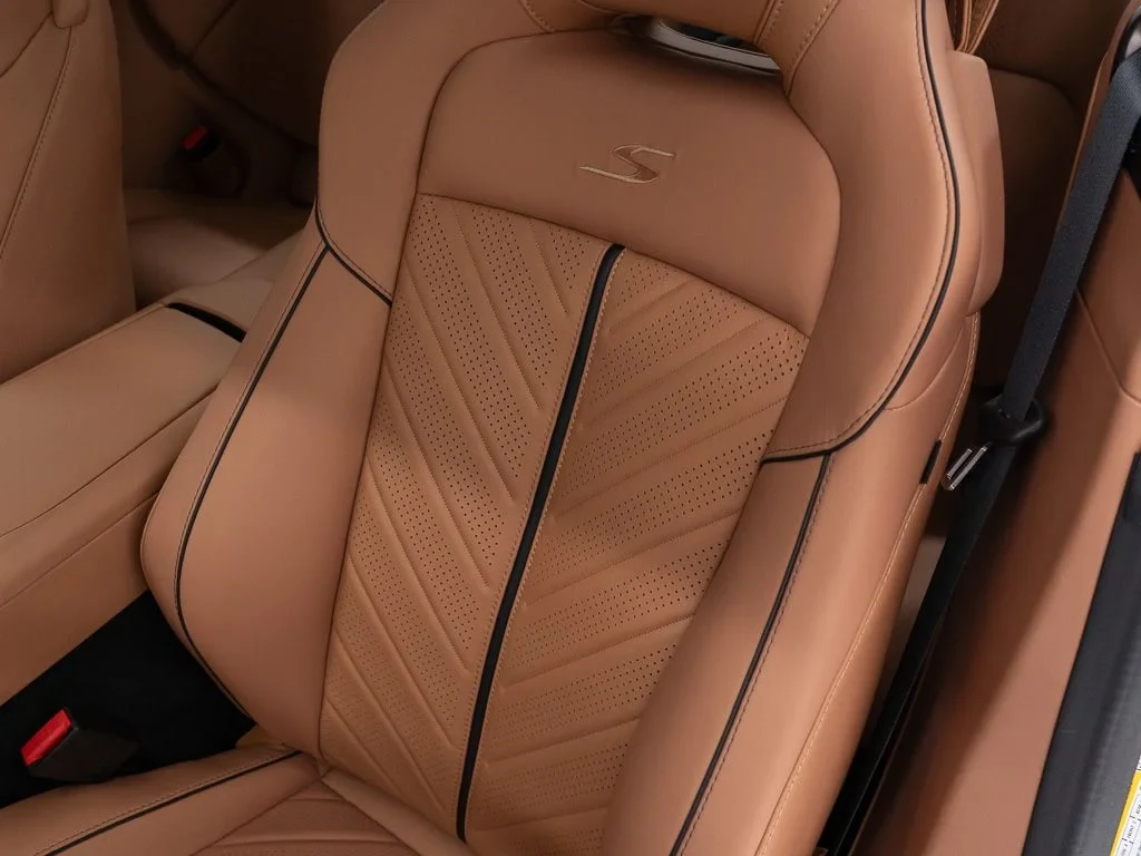 2026 Aston Martin DB12 S interior, seats, Copper Tan Metallic