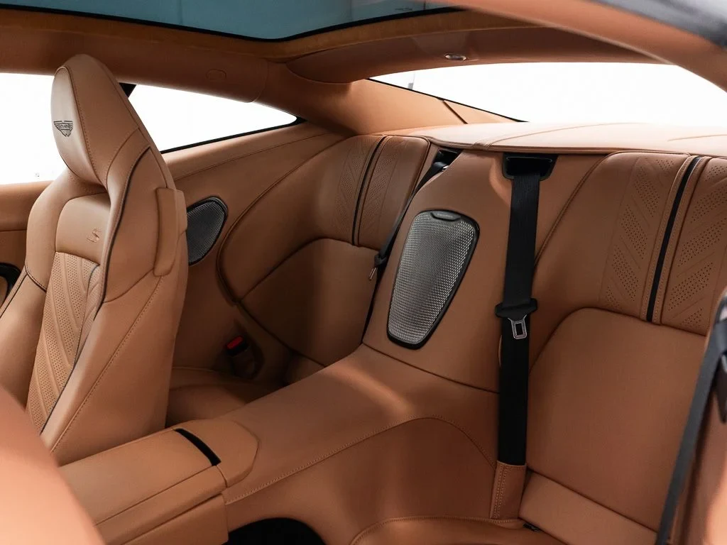 2026 Aston Martin DB12 S interior, seats, Copper Tan Metallic