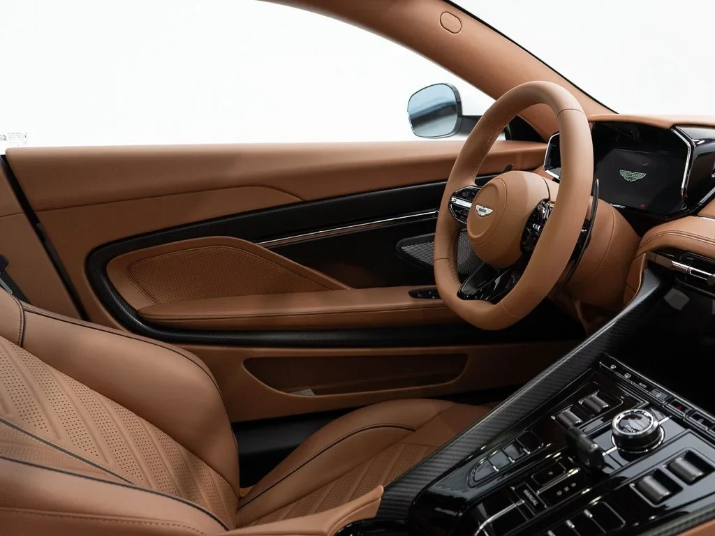 2026 Aston Martin DB12 S interior, Copper Tan Metallic