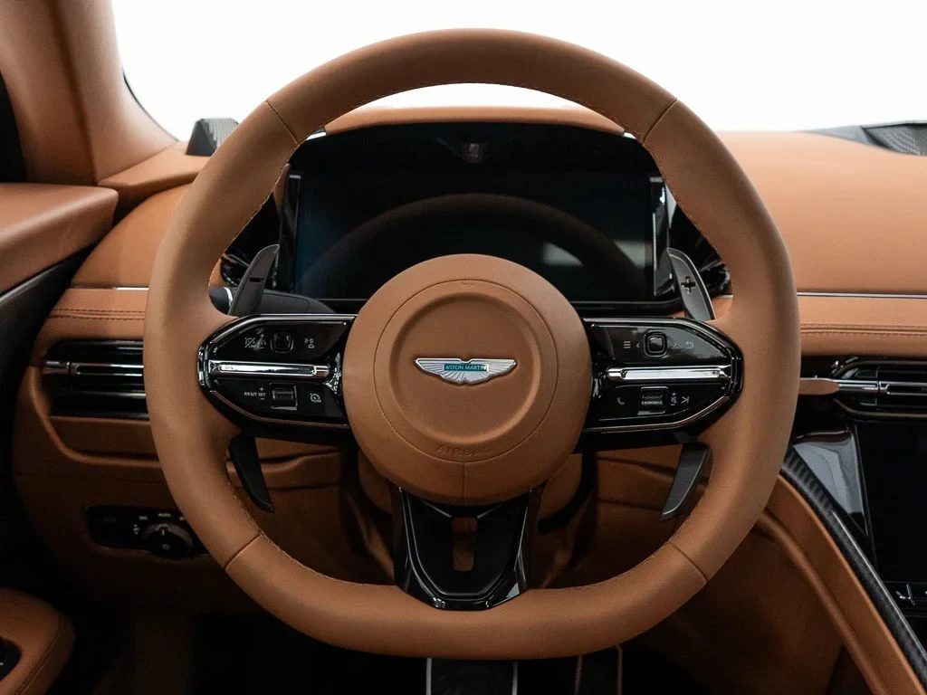 2026 Aston Martin DB12 S interior, Copper Tan Metallic