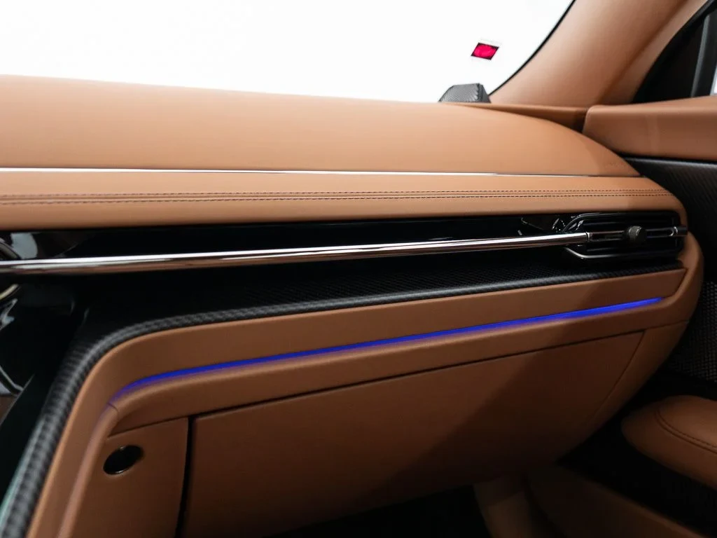 2026 Aston Martin DB12 S interior, seats, Copper Tan Metallic