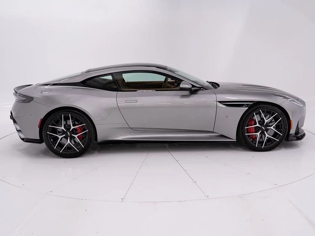 2026 Aston Martin DB12 S, side profile, Aluminite Silver