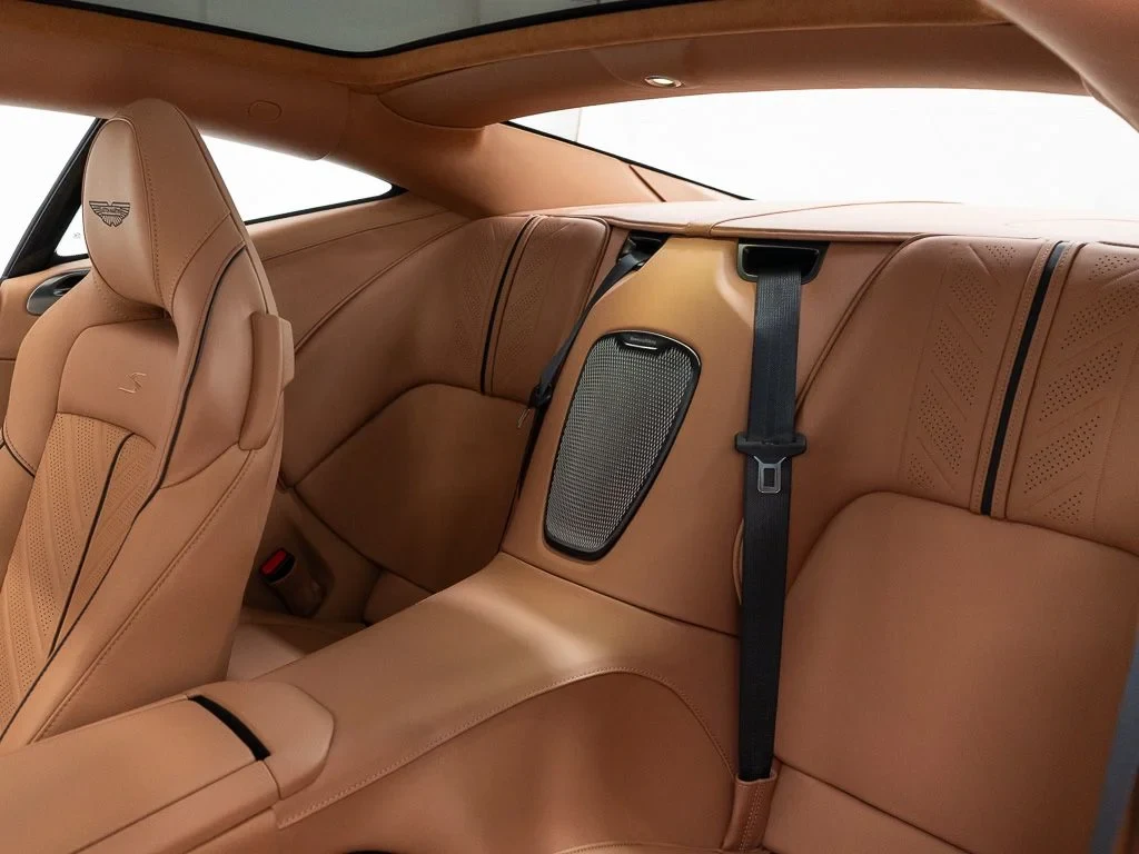 2026 Aston Martin DB12 S interior, seats, Copper Tan Metallic