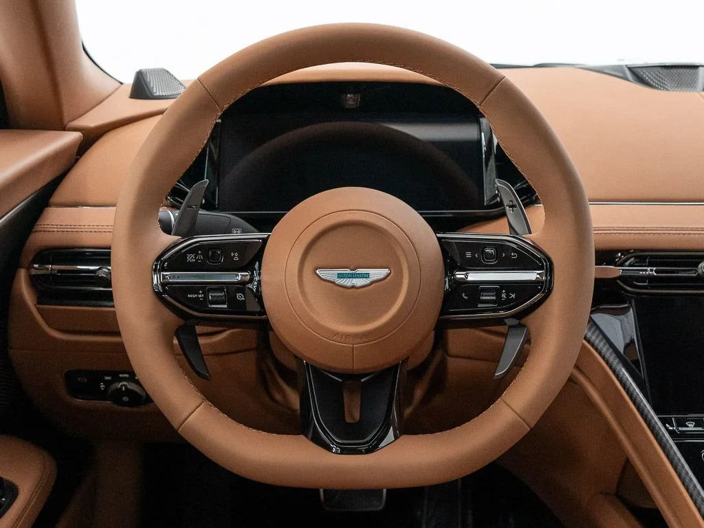 2026 Aston Martin DB12 S interior, Copper Tan Metallic