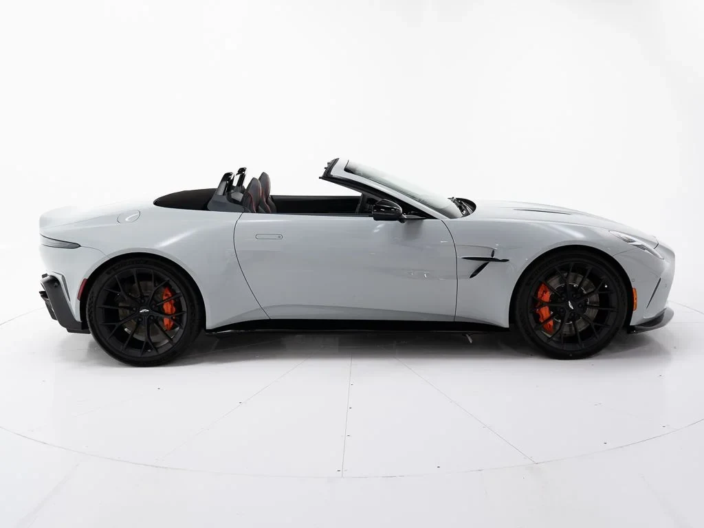 2026 Aston Martin Vantage Roadster, side profile, Apex Grey