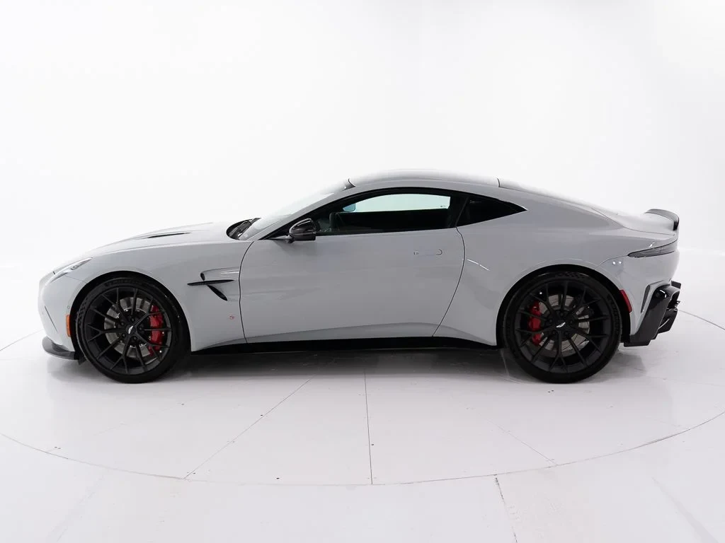 2026 Aston Martin Vantage S, side profile, Apex Grey