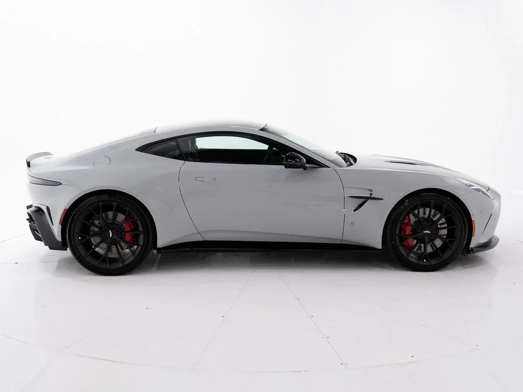 2026 Aston Martin Vantage S, side profile, Apex Grey