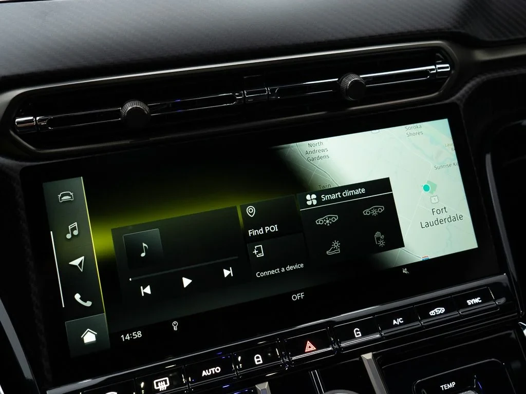 2026 Aston Martin Vantage S interior, Onyx Black