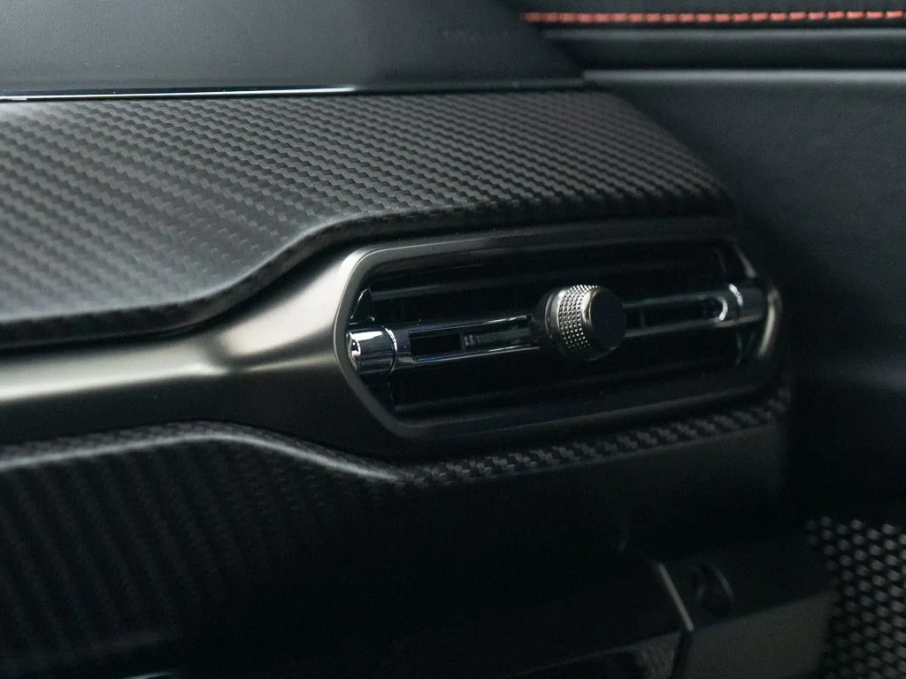 2026 Aston Martin Vantage S interior, center console, Onyx Black
