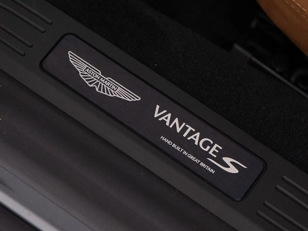 2026 Aston Martin Vantage S interior, door sill