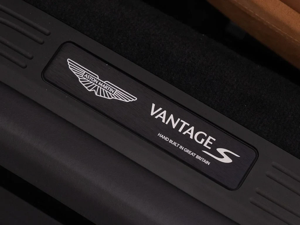 2026 Aston Martin Vantage S Roadster interior, door sill
