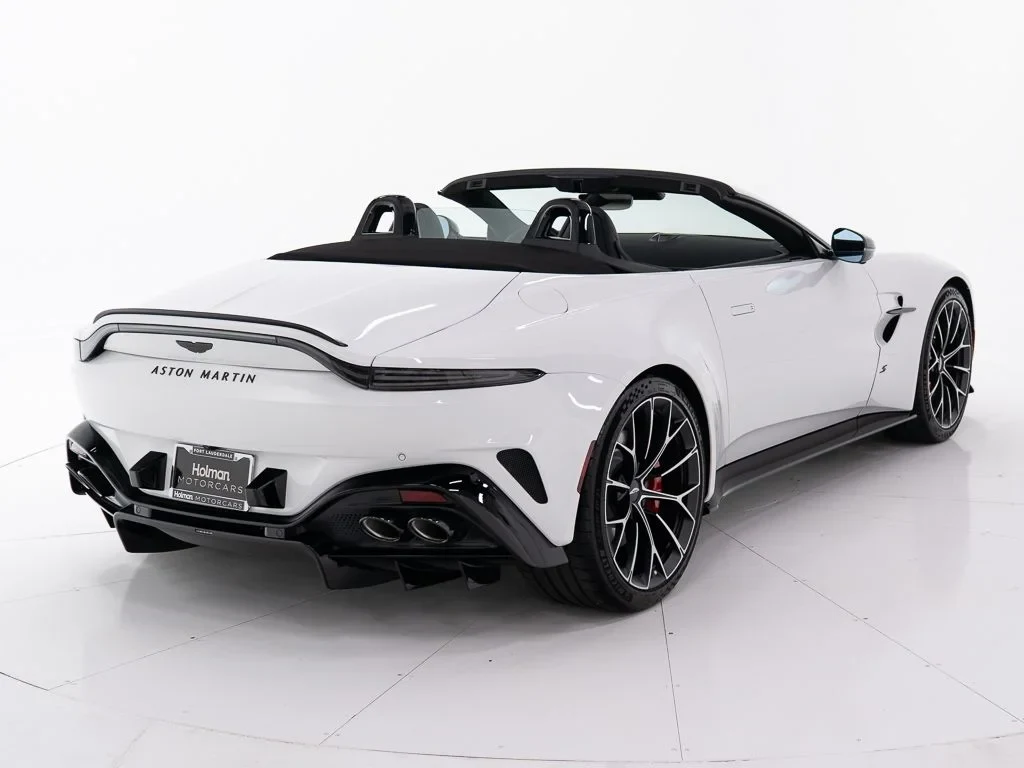2026 Aston Martin Vantage S Roadster for sale, exterior, Lunar White