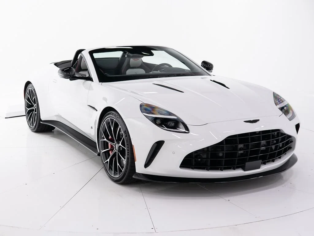 2026 Aston Martin Vantage S Roadster for sale, exterior, Lunar White