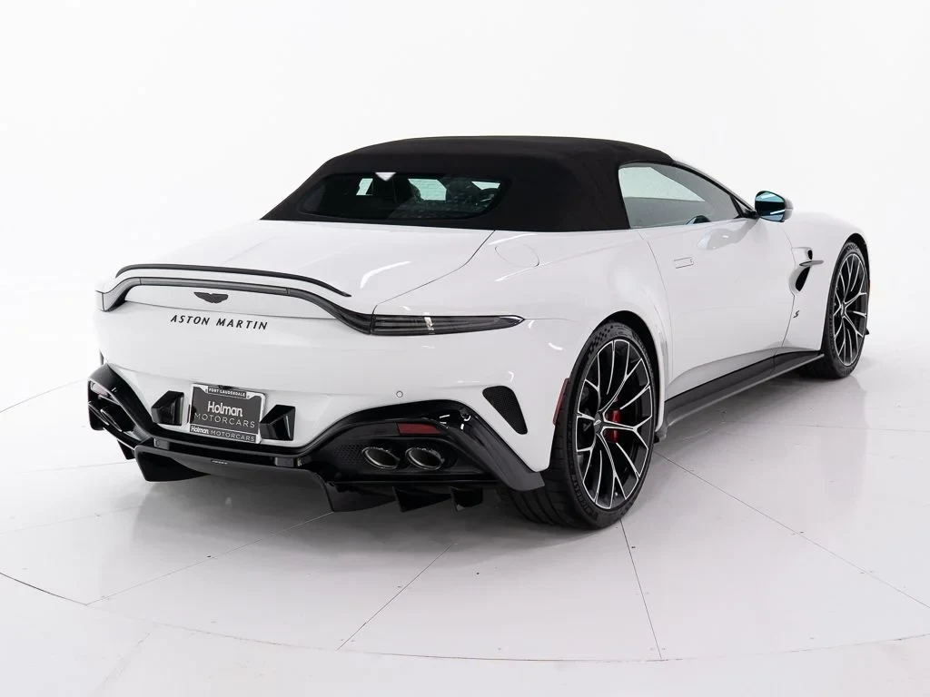 2026 Aston Martin Vantage S Roadster for sale, exterior, Lunar White