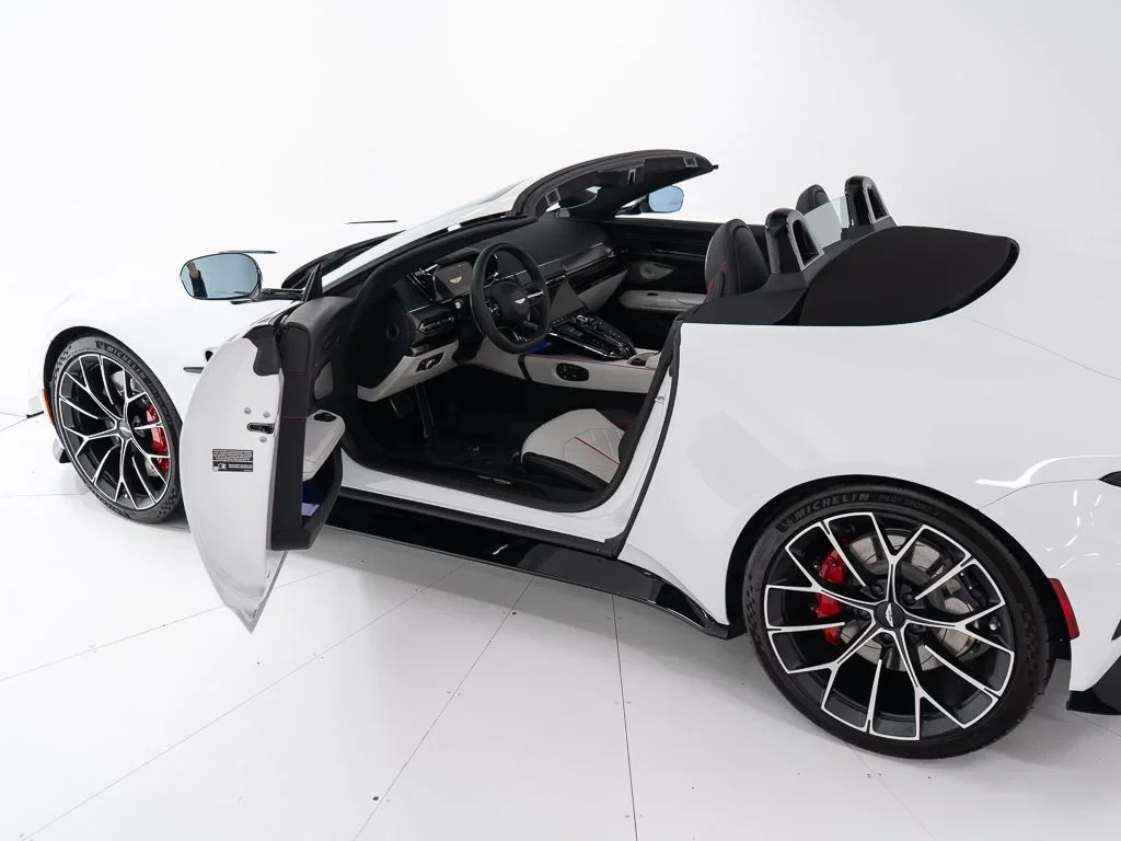2026 Aston Martin Vantage S Roadster for sale, exterior, Lunar White