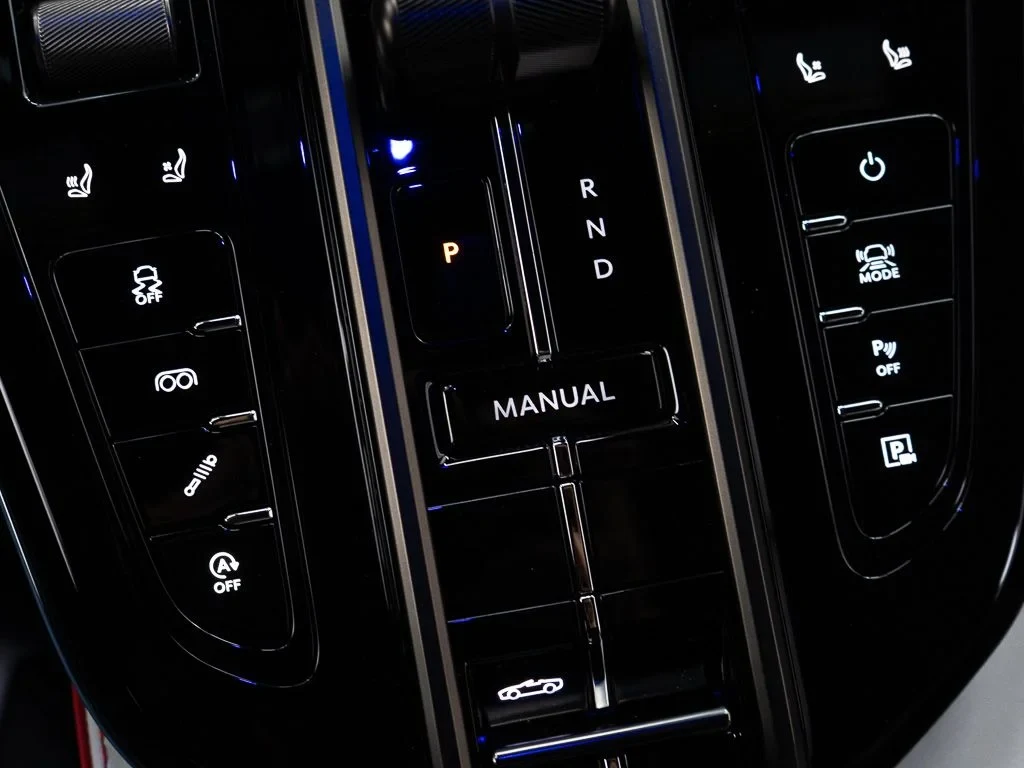 2026 Aston Martin Vantage S Roadster interior, center console, Onyx Black / Light Argento Metallic
