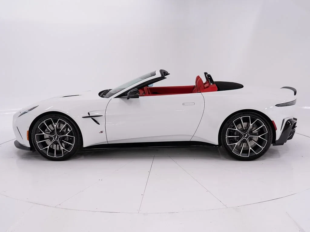 2026 Aston Martin Vantage S Roadster for sale, exterior, Lunar White