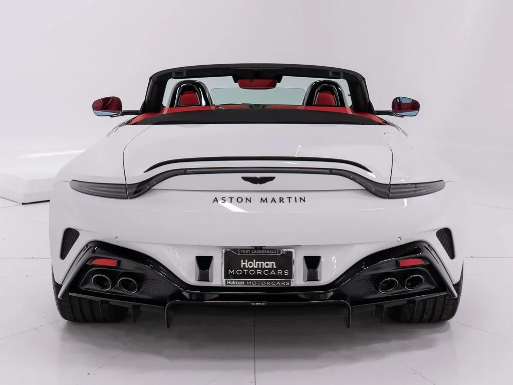 2026 Aston Martin Vantage S Roadster for sale, exterior, Lunar White