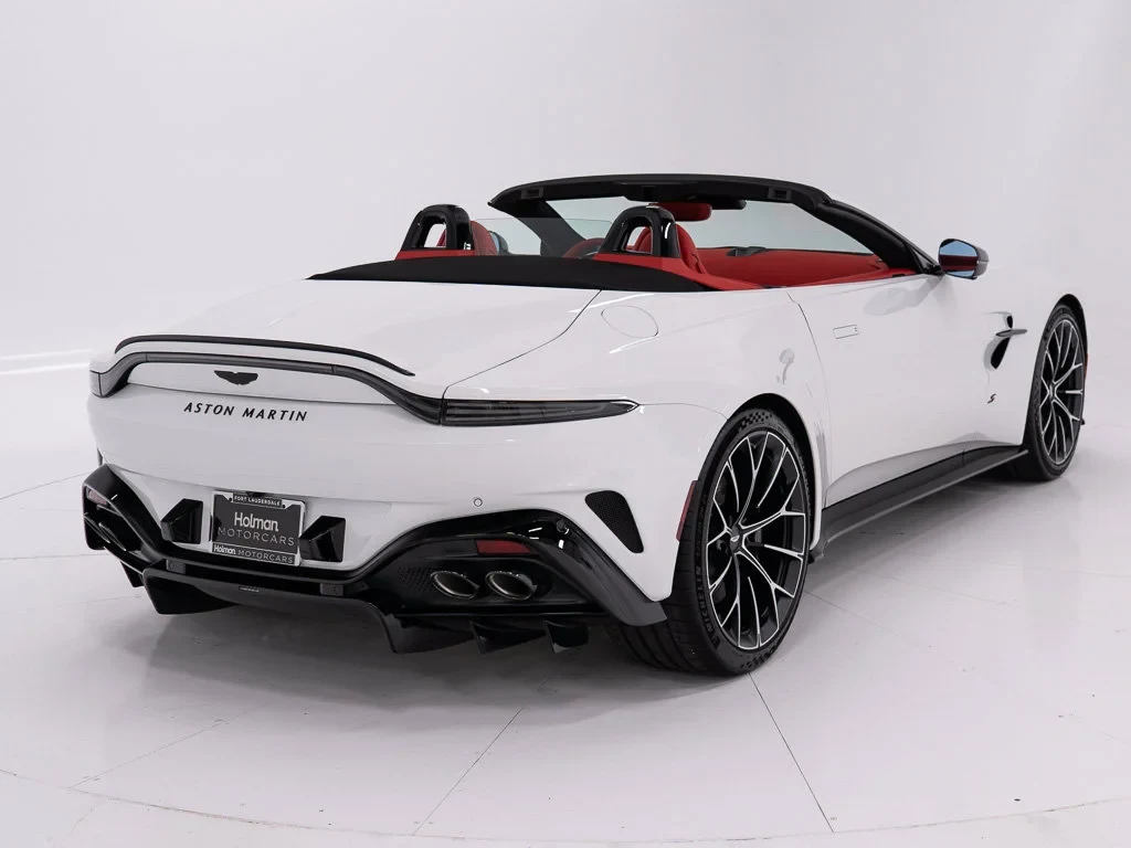 2026 Aston Martin Vantage S Roadster for sale, exterior, Lunar White