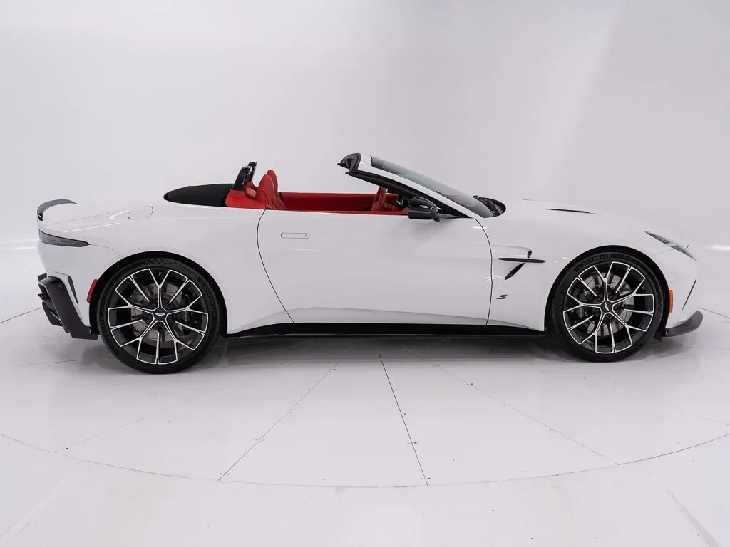 2026 Aston Martin Vantage S Roadster for sale, exterior, Lunar White