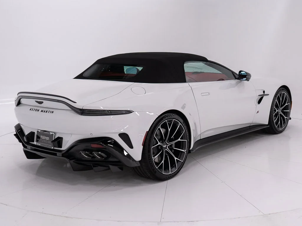 2026 Aston Martin Vantage S Roadster for sale, exterior, Lunar White
