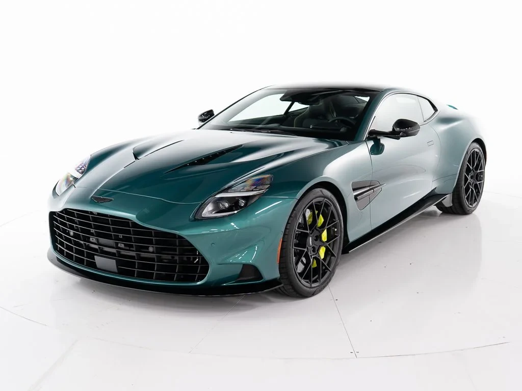 2026 Aston Martin Vanquish for sale, front three-quarter view, Aston Martin Racing Green