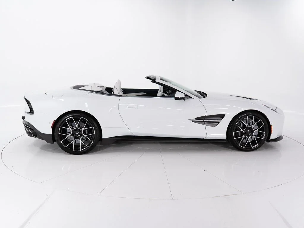 2026 Aston Martin Vanquish Volante, side profile, Zenith White